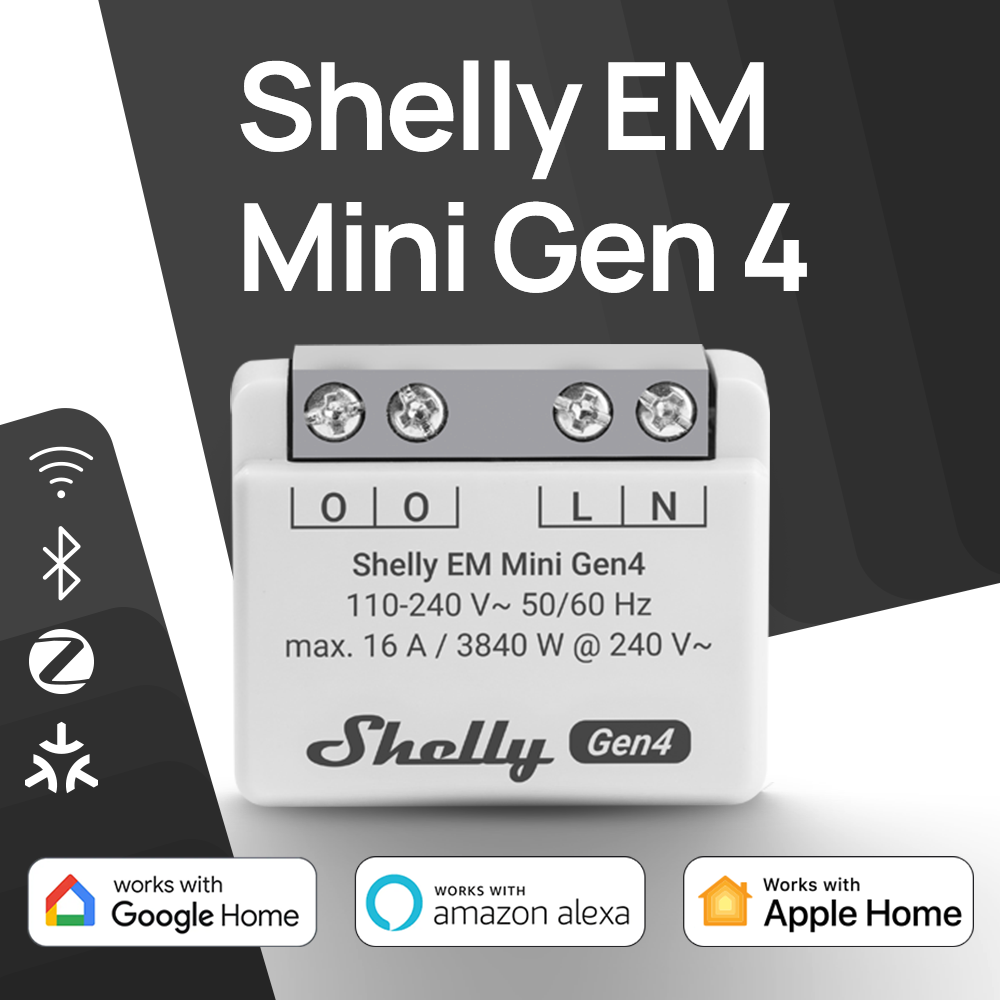 Shelly Relay Module - Shelly EM Mini Gen4 Matter Compact