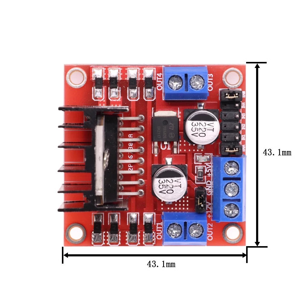 Diy Automation Projects - L298N Motor Driver Module Dual H