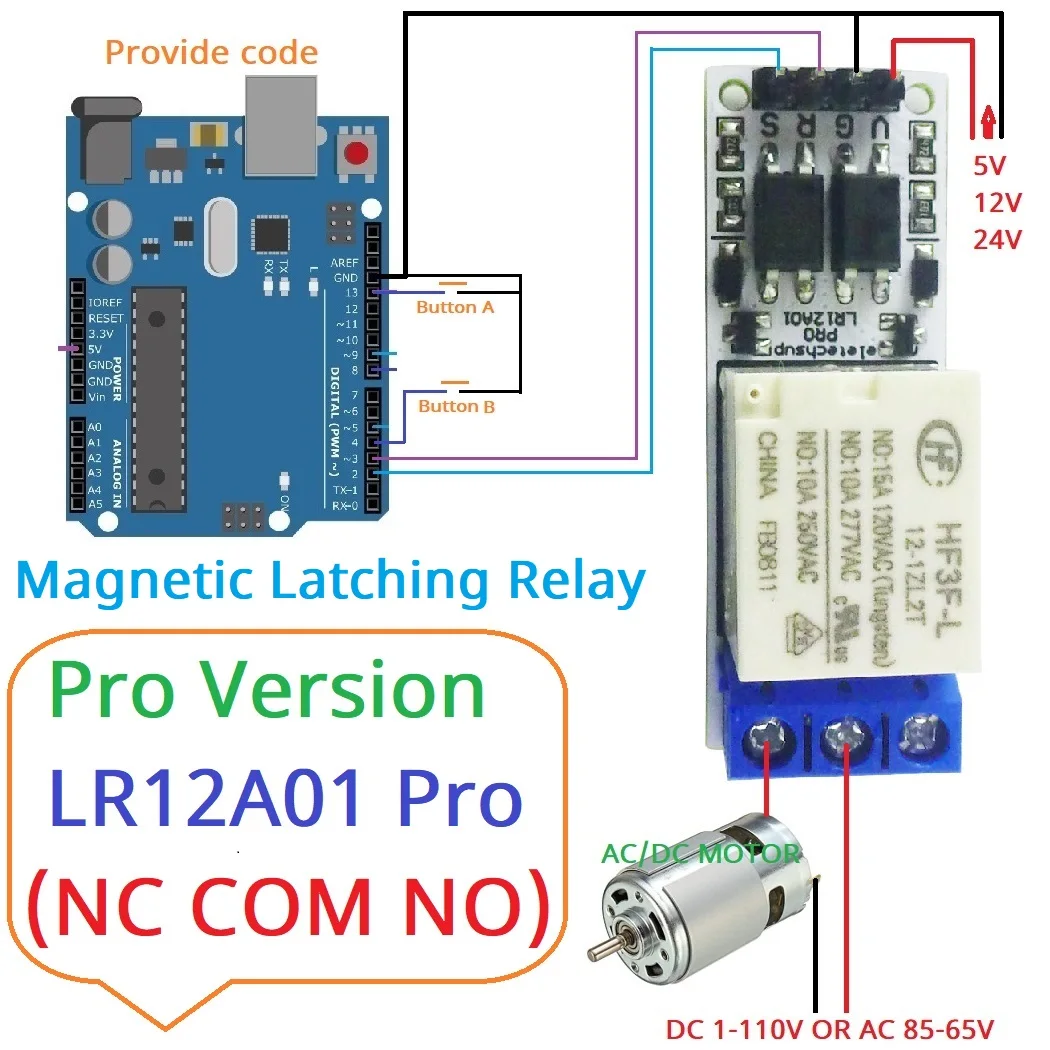 Shelly Relay Module - Bistable Self-locking Flip-Flop Latch Switch Board