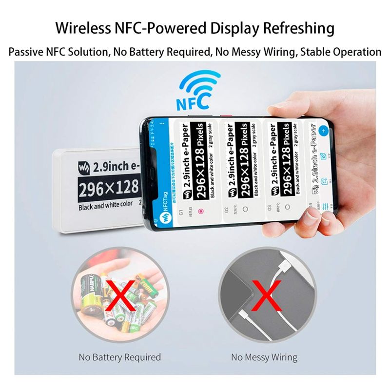 Waveshare 2.9 Inch Wireless -P - Display Epaper 2.9 recension och pris