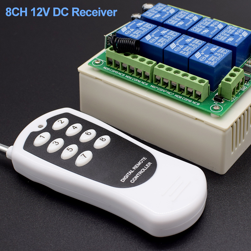 24V&12V DC 8 Channel Relay Rel - Shelly Relay Module recension och pris