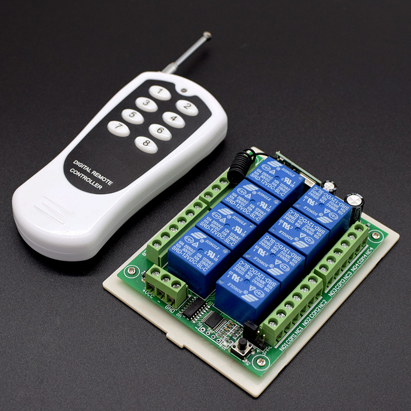 24V&12V DC 8 Channel Relay Rel - Shelly Relay Module recension och pris