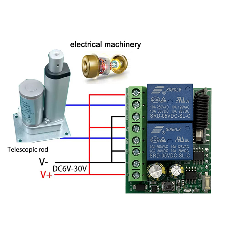 DC 9V 12V 24V AC 85-250V 2CH R - 433Mhz Receiver Module recension och pris