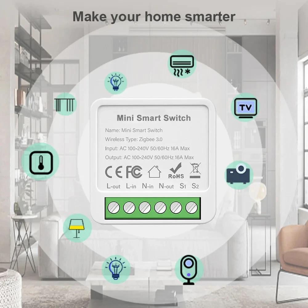 Mini WIFI Zigbee3.0 Smart Swit - Diy Home Automation Controller recension och pris