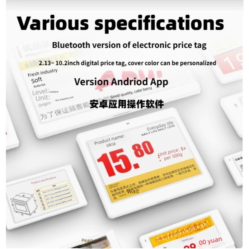 Eink Screen Bluetooth Version  - Display Epaper 2.9 recension och pris