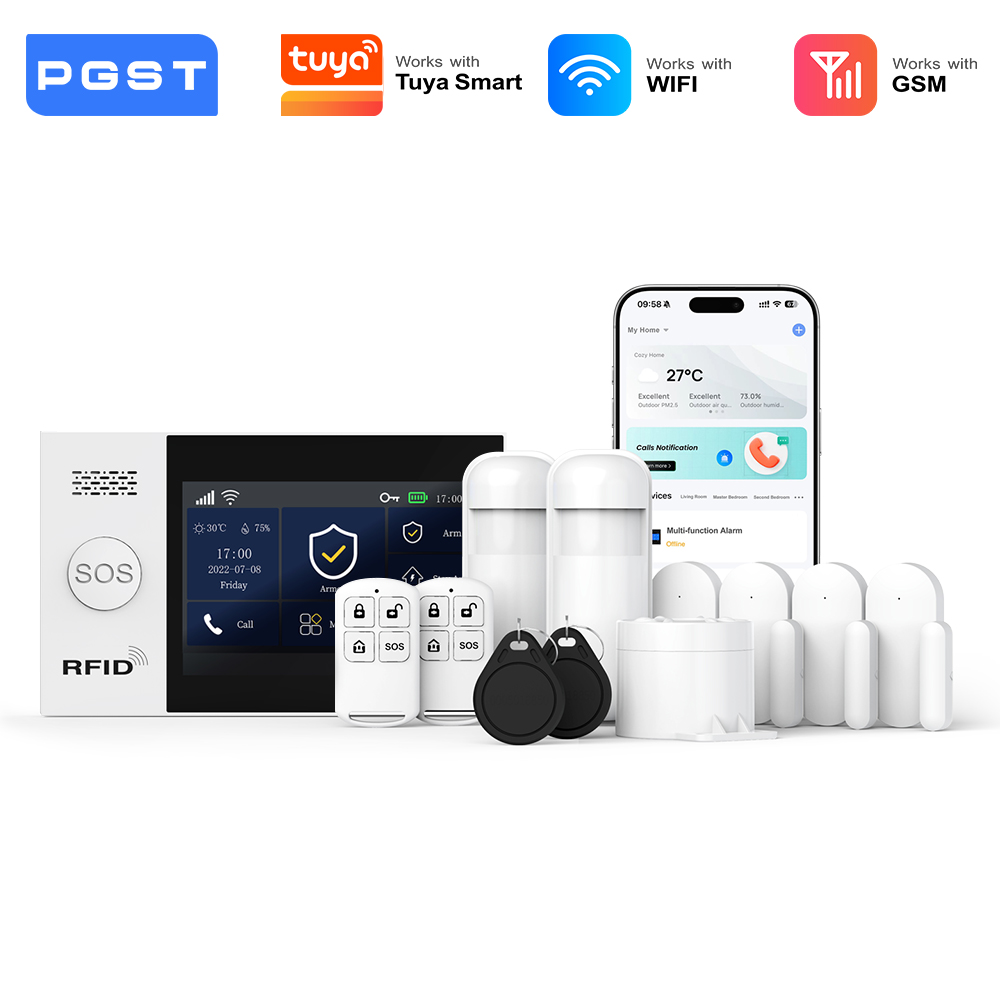 PGST 2G GSM WiFi Alarm System  - Smart Home Automation Diy recension och pris