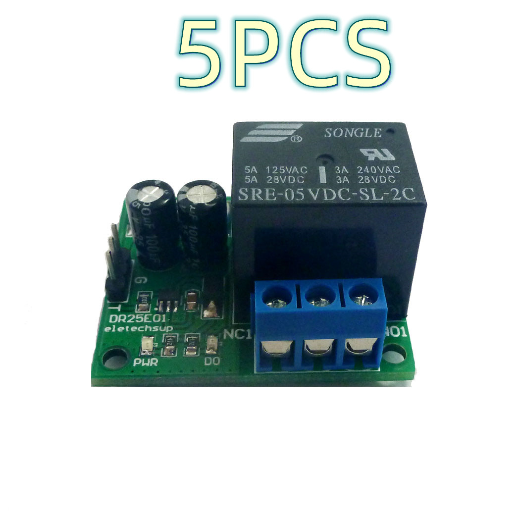 DR25E01 DC 6V 9V 12V 24V 3-5A  - Shelly Relay Module recension och pris