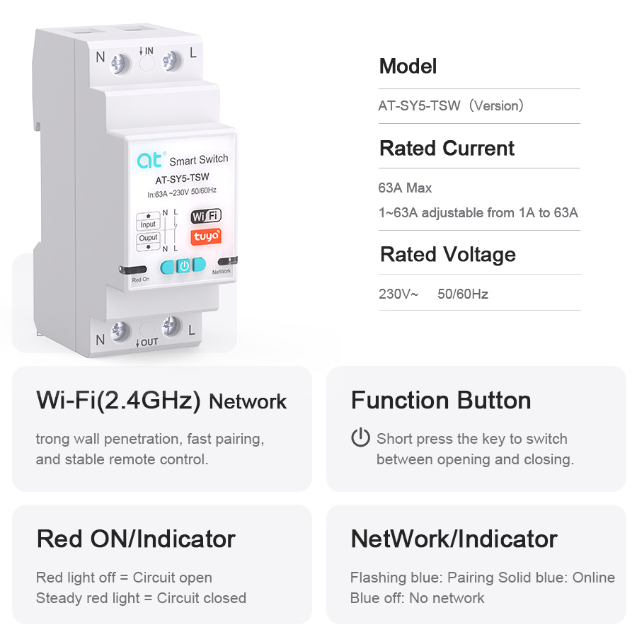 Smart Switch Circuit Breaker T - Home Automation Industry recension och pris
