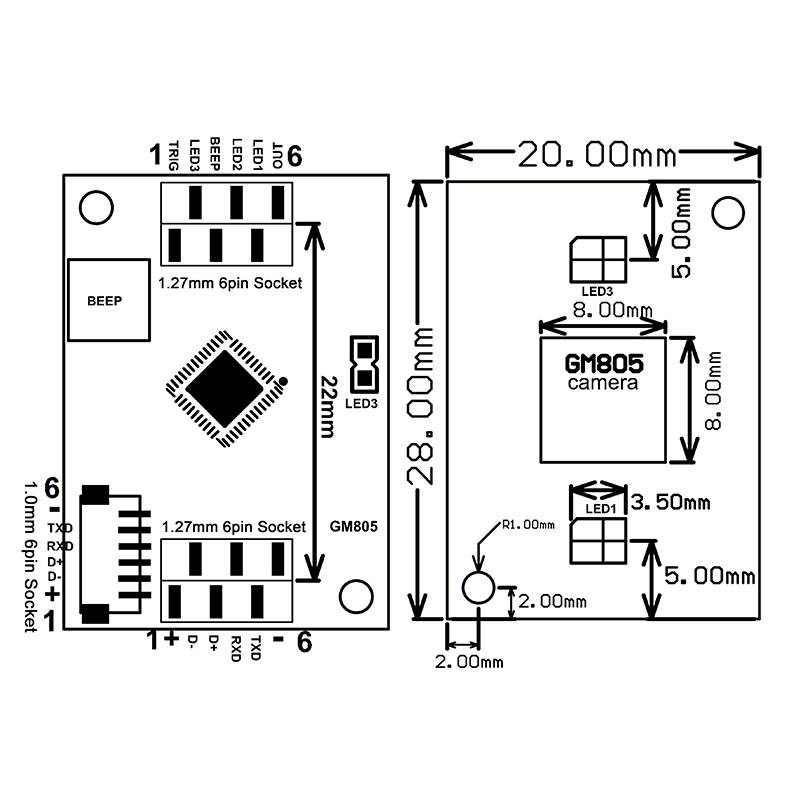 GM805 Series UART USB DC5V Bar - Home Automation Arduino recension och pris