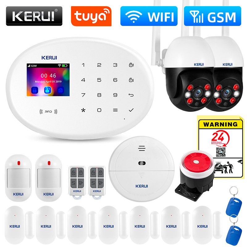 KERUI W202 WIFI GSM Alarm Syst - Smart Home Automation Diy recension och pris