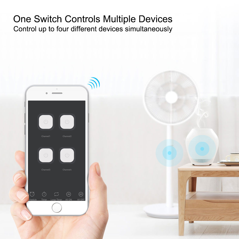 4CH Wifi / Zigbee Smart Relay  - Smart Home Automation Diy recension och pris