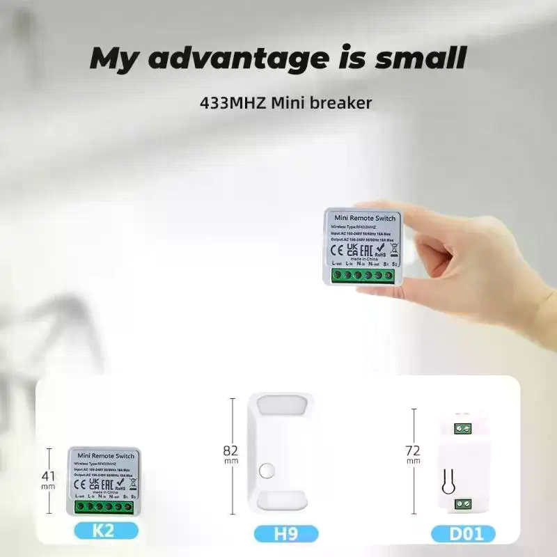 RF 433 MHz Smart Switch Mini D - Diy Home Automation Controller recension och pris