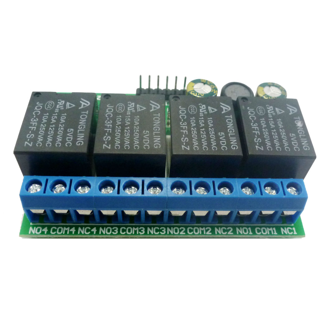 4ch DC 6V-24V Flip-Flop Latch  - Shelly Relay Module recension och pris