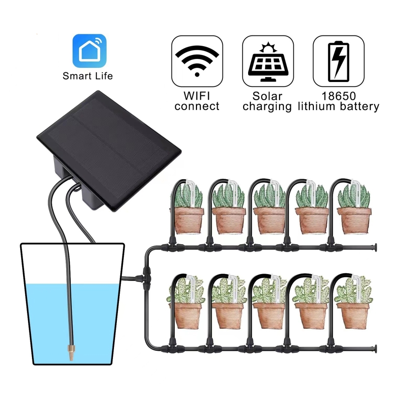 WIFI Solar Automatic Watering  - Smart Home Automation Diy recension och pris