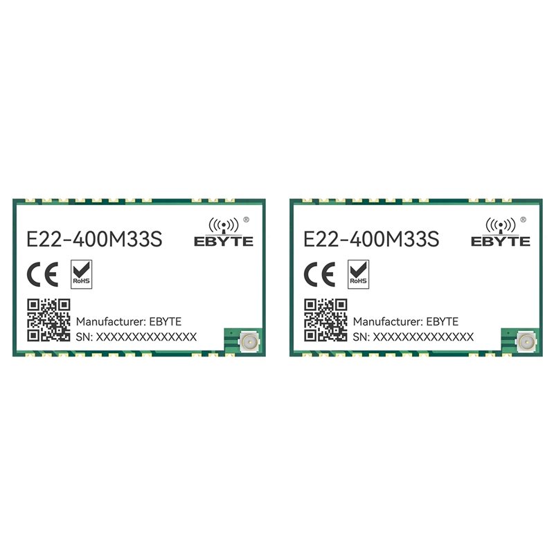 2X EBYTE SX1268 433Mhz Lora Wi - 433Mhz Receiver Module recension och pris